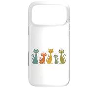 Chats rétro de l'ère Atomique Moderne du Milieu du siècle Coque pour iPhone 17 Pro Max