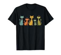 Chats rétro de l'ère Atomique Moderne du Milieu du siècle T-Shirt