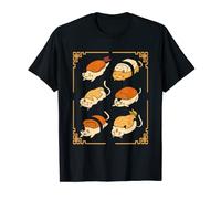 Chats sushis amusants | Nourriture japonaise | Amateurs de sushis japonais T-Shirt
