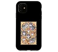 Chats Volants drôles Mignon Kawaii Neko Chaton Fleur de Coque pour iPhone 11
