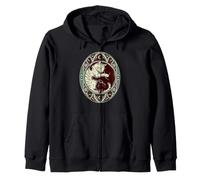Chats Yin Yang endormis céleste Gothique Mystique félin Sweat à Capuche