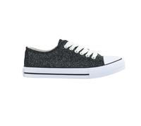 CHATTAWAK Femme Basket Toile Pailettes ANELYSE Noir, 39