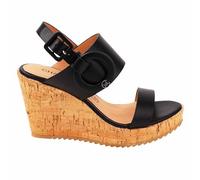 CHATTAWAK FEMME SANDALE COMPENSEE CLAUDIA NOIR, 38