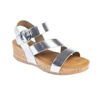 CHATTAWAK FEMME SANDALE COMPENSEE CONFORT LILOU ARGENT, 39
