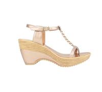 CHATTAWAK FEMME SANDALE COMPENSEE MAEVA OR, 41