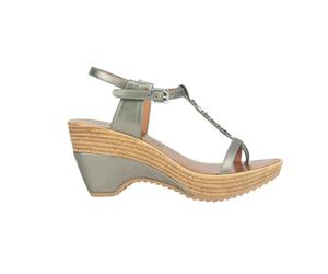 CHATTAWAK FEMME SANDALE COMPENSEE MAEVA PEWTER, 36