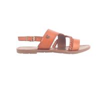 CHATTAWAK FEMME SANDALE PLATE AVEC BOUCLE CHEVILLE MODE ET PASSE-POUCE PENSEE CAMEL, 41