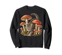 Chatte Champignon de forêt esthétique Witchcore Cottagecore Sweatshirt