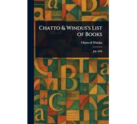 Chatto & Windus's List of Books