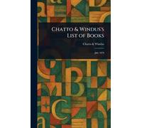 Chatto & Windus's List of Books