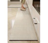 [CHAUD!!!] 1 pièce Tapis de cuisine en caoutchouc souple, tapis de cuisine épais de 3,5 mm, style géométrique minimaliste moderne. Tapis absorbant de grande taille pour cuisine. Peut être découpé sur 