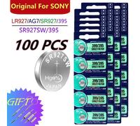 Chaud 100 pièces d'origine pour Sony SR927SW AG7 395 LR927 395AL 926F SR927SW piles au Lithium bouton pour calculatrice de contrôle jouet montre