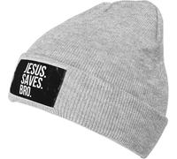 Chaud Beanie pour Homme,Jésus Sauve Mon Frère,Bonnets en Tricot,Classique Chapeau Tricoté pour Femme,Ski,Sports