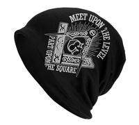 Chaud en Hiver Franc-maçonnerie Skullies Bonnets Caps Upon The Level Thin Hat Automne Printemps Bonnet Chapeaux Hommes Femmes Hip Hop Ski Cap