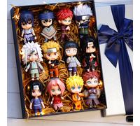 Chaude 12 pièces/ensemble Anime Naruto Shippuden Hinata Sasuke Itachi Kakashi Gaara figurine d'anime Q Version PVC figurines jouets poupées enfant cadeau 12 pièces - 7 cm SANS boîte
