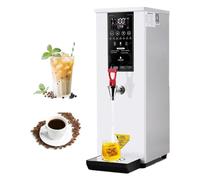 Chaudière à eau commerciale 25 L, 3 kW avec écran tactile LCD et température réglable de 40 à 100 °C, distributeur de thé et de café en acier inoxydable pour café, bureau, restaurant
