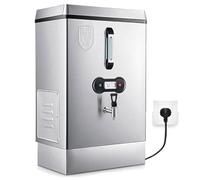 Chaudière à eau commerciale, distributeur d'eau chaude instantanée de 40 L avec robinet, chauffe-eau à remplissage automatique, chauffe-eau en acier inoxydable, urne de restauration, pour café, bureau
