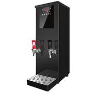 Chaudière à eau électrique, chauffe-eau chaude et froide commerciale, double robinet, 55L, 65L, affichage de la température, minuterie, réglable 40-100°C