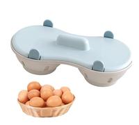 Chaudière à œufs - Cuiseur à œufs | Bouchis d'oeufs | cuisinière d'Embyro pochée | Tasses pochées à double vidange ustensiles de cuisine spécialisés | Papier à vapeur d'embryon -ondes avec couver