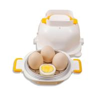 Chaudière à œufs pour ondes, à la vapeur à double usage, 4 œufs, cuiseur rapide, gadgets de cuisson à vapeur pour ondes avec couvercle pour la cuisine à domicile, les restaurants