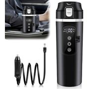 Chaudière de voiture de 500 ml 12 V/24 V avec écran LCD, 45-100 W avec réglage de la température, bouteille de cuisson rapide, protection contre l'incendie