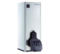 Chaudière fioul acier cheminée biofioul premys de dietrich 35 kw + ballon 150 l avec brûleur G