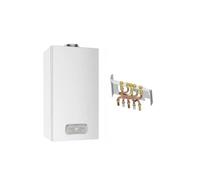 Chaudière Gaz BasNox Inoa Nox Chaffoteaux 25 kW / Cheminée Complète (Douilles + Dosseret) Gris
