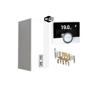 Chaudière Gaz BasNox Urbia Nox Chaffoteaux 24 kW VMC Complète (Douilles + Dosseret) avec Thermostat Connecté