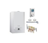 Chaudière Gaz Condensation MPX MI Slim 29 kW Complète (DOSSERET + DOUILLES + VENTOUSE) avec thermostat filaire