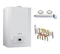 Chaudière Gaz Condensation MPX MI Slim 29 kW Complète (DOSSERET + DOUILLES + VENTOUSE)