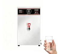 Chaudière murale, température réglable de 40 à 100 °C, pour cafés et écoles | Distributeur d'eau chaude, chauffage par paliers, écran LED HD, réservoir interne de 35 L