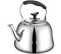 Chaudron à Thé Siffleur en Acier Inoxydable - Chauffage Rapide pour Cuisière, de Grade Alimentaire et Durable(4L)