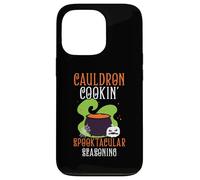 Chaudron Cookin' Spooktacular Assaisonnement Chef Halloween Coque pour iPhone 13 Pro
