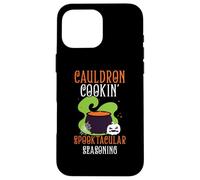 Chaudron Cookin' Spooktacular Assaisonnement Chef Halloween Coque pour iPhone 16 Pro Max