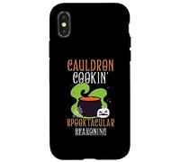 Chaudron Cookin' Spooktacular Assaisonnement Chef Halloween Coque pour iPhone X/XS