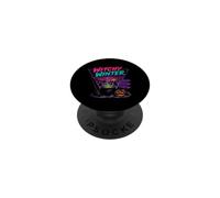 Chaudron de cimetière Effrayant d'hiver sorcière PopSockets PopGrip Adhésif