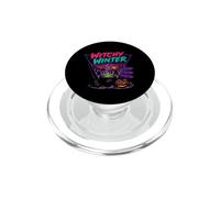 Chaudron de cimetière Effrayant d'hiver sorcière PopSockets PopGrip pour MagSafe