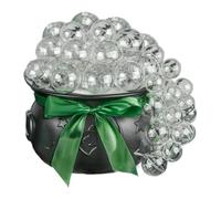 Chaudron de sorcière d'Halloween | Chaudron à bulles vert pour décoration d'Halloween, éclairage réglable pour table, porche, étagère, cheminée, rebord de fenêtre