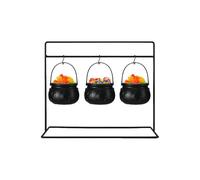 Chaudron de sorcière d'Halloween, décorations de chaudron d'Halloween,Seau à bonbons polyvalent - Chaudron multifonctionnel pour bonbons, seau à bouilloire à bonbons pour