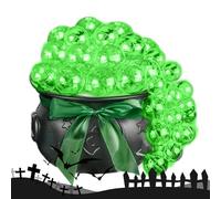 Chaudron de Sorcière Halloween - Chaudron à Bulles Lumineux Vert Déco Halloween - Ornements Saisonniers avec Télécommande pour Cheminée Étagère Manteau Rebord de Fenêtre