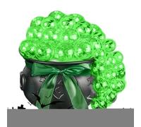 Chaudron de sorcière Halloween - Chaudron Halloween vert avec bulles - Ornements de table avec télécommande pour étagère, cheminée, porche