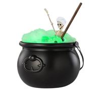 Chaudron De Sorcière Halloween | Décorations pour Chaudron de Sorcière Pot et Chaudière,Accessoires de Décoration de Bol à Télécommande pour Table, Maison, Cuisine, Salon, Fête, Extérieur, Porche, Jar