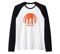 Chaudron de sorcière Halloween Lune Manche Raglan