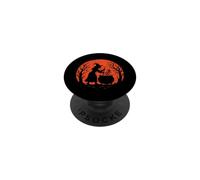 Chaudron de sorcière Halloween Lune PopSockets PopGrip Adhésif