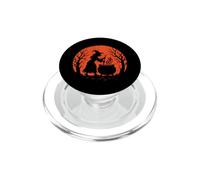 Chaudron de sorcière Halloween Lune PopSockets PopGrip pour MagSafe