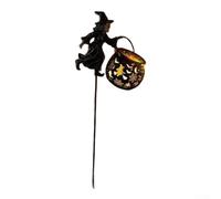 Chaudron de sorcière LED pour Halloween avec lumière colorée