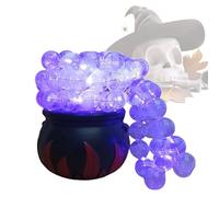 Chaudron de Sorcière,Marmite de Sorcière pour Halloween | Récipient à Bonbons pour Maison Hantée Intérieur Extérieur Porche Jardin Décoration Fête