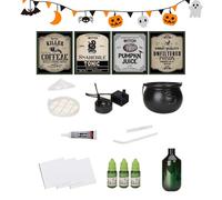 Chaudron De Sorcière pour | Décorations De Fête Halloween,Chaudron Sorcière Facile À Installer avec Flacon Potion Flottant Et pour Organisateurs Événements Maison Hantée