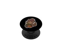 Chaudron de sorcière Raton Laveur PopSockets PopGrip Adhésif