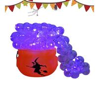 Chaudron des sorcières - Chaudron d'Halloween pour l'extérieur avec effet bulles | Bol décoratif pour cuisine, événements portes de maison, jardin, fêtes maisons